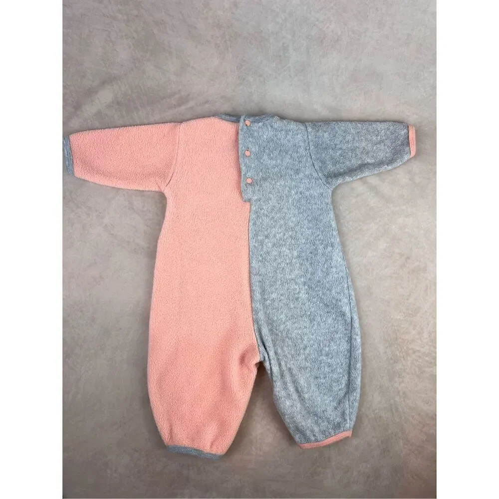 Vintage Bright Future 90s Y2K Elephant One Piece 3-6M